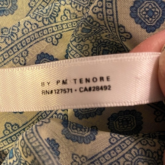 RVCA Sheer Long Sleeveless Button Down Top Or Cover Up Over Swimsuit/ Leggings - Picture 11 of 13